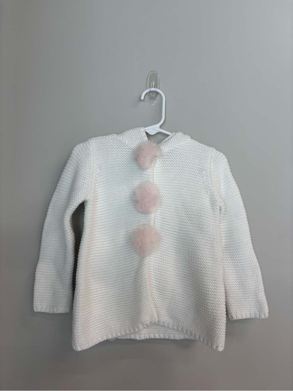 Max Studio Knit Hooded Bunny Sweater 18M
